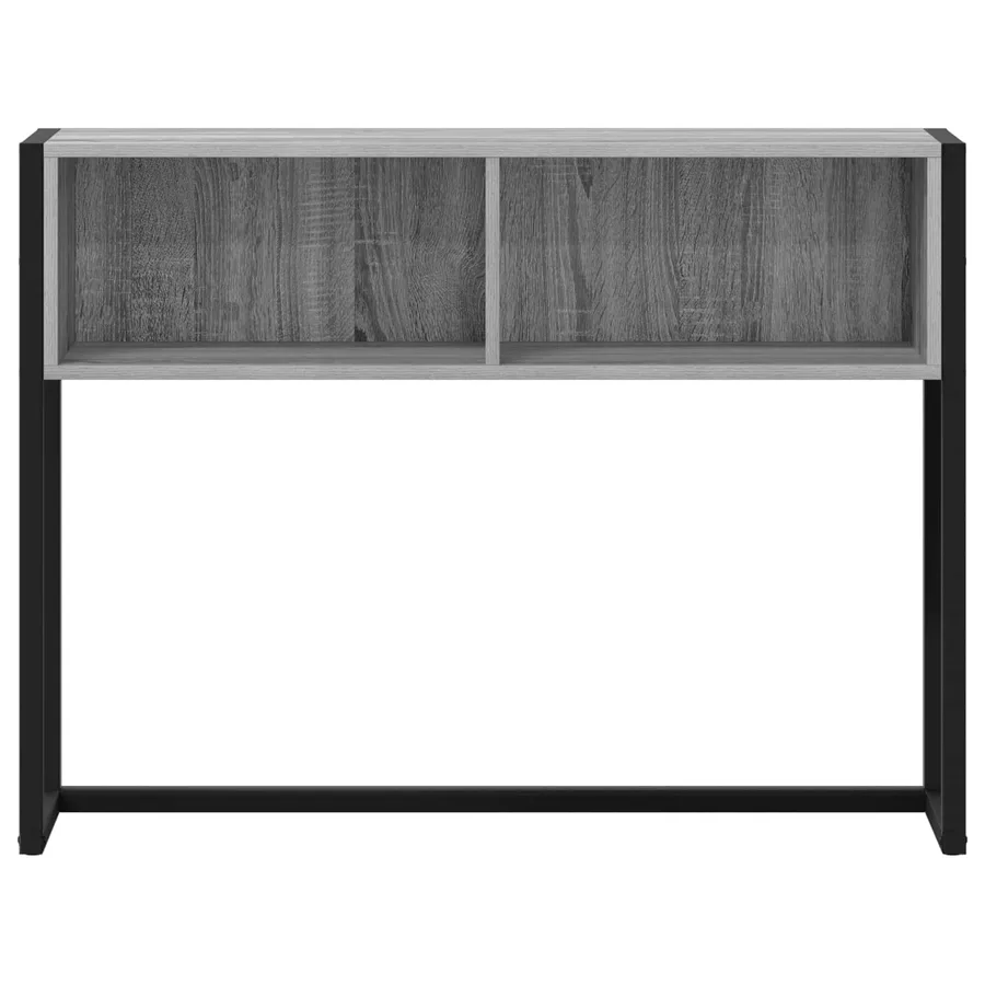 Table d'appoint Gris Sonoma 100 x 36 x 75 cm Bois d'ingénierie - 5