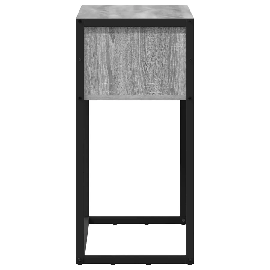 Table d'appoint Gris Sonoma 100 x 36 x 75 cm Bois d'ingénierie - 6