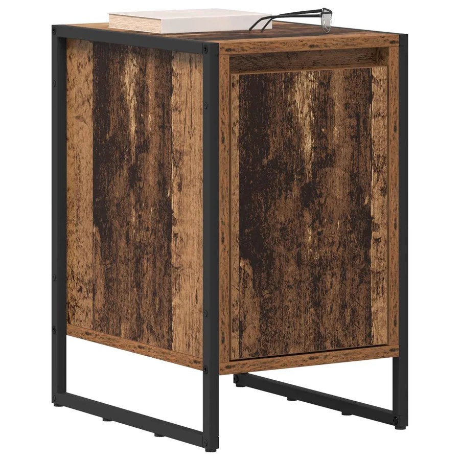 Table de chevet 2 pcs Bois Ancien 39,5 x 30 x 50 cm - 3