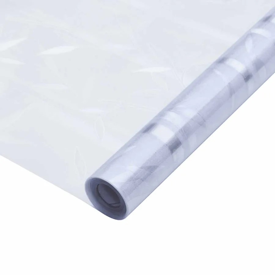 Films pour fenêtre 4 pcs dépoli motif de bambou PVC - 2