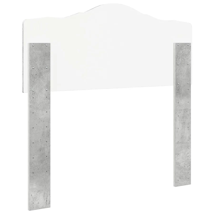 Tête de lit Gris béton Bois d'ingénierie - 6