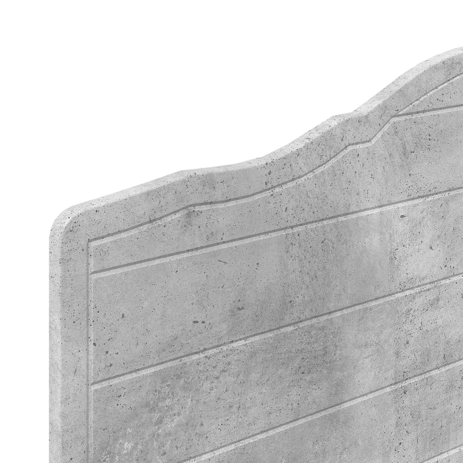 Tête de lit Gris béton Bois d'ingénierie - 7