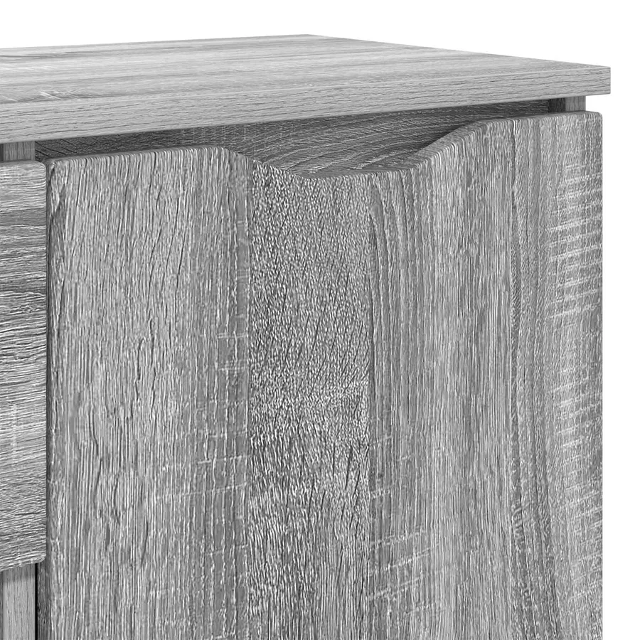 Buffet Gris Sonoma 100 x 30 x 65,6 Bois d'ingénierie - 11