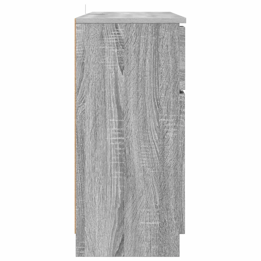 Buffet Gris Sonoma 100 x 30 x 65,6 Bois d'ingénierie - 7