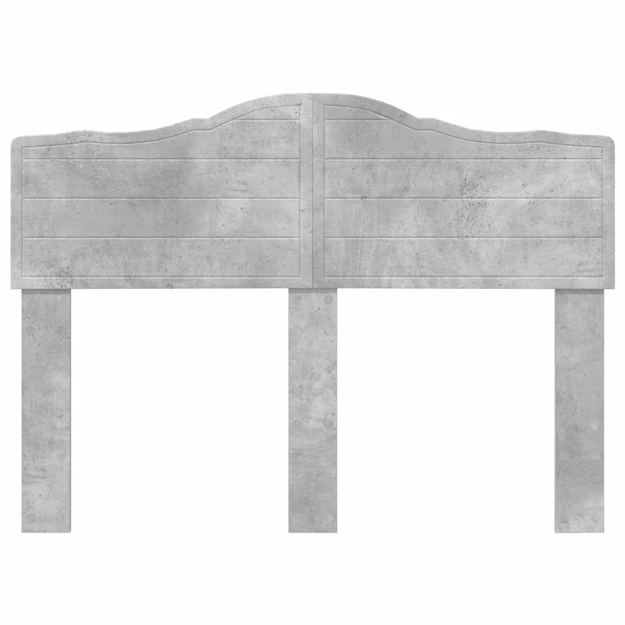Tête de lit Gris béton Bois d'ingénierie - 4
