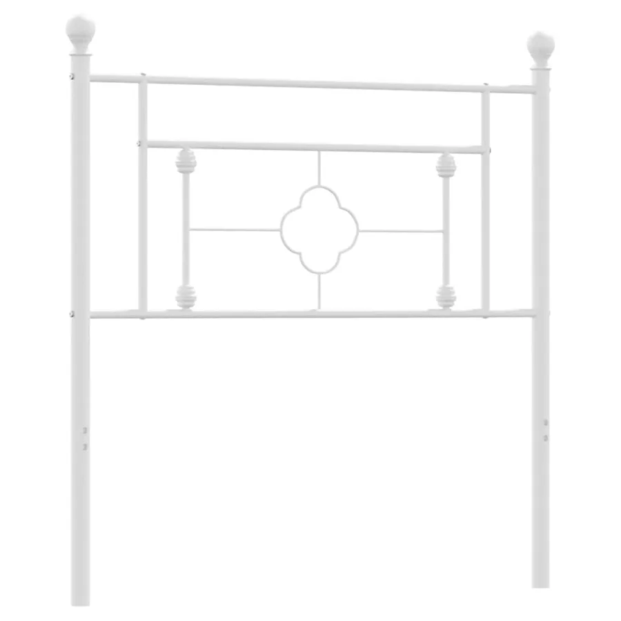 Tête de lit de remplacement métal blanc 100 cm - 2