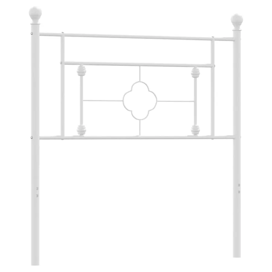 Tête de lit de remplacement métal blanc 100 cm - 5