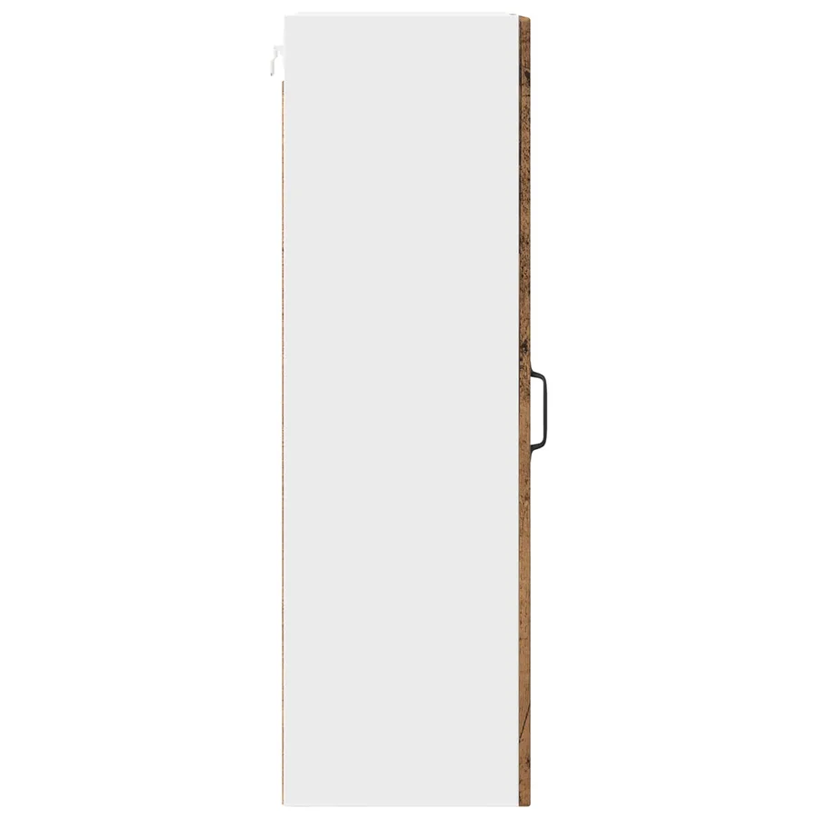 Cabinet en verre mural PORTO Bois ancien 40 x 31 x 100 cm - 7
