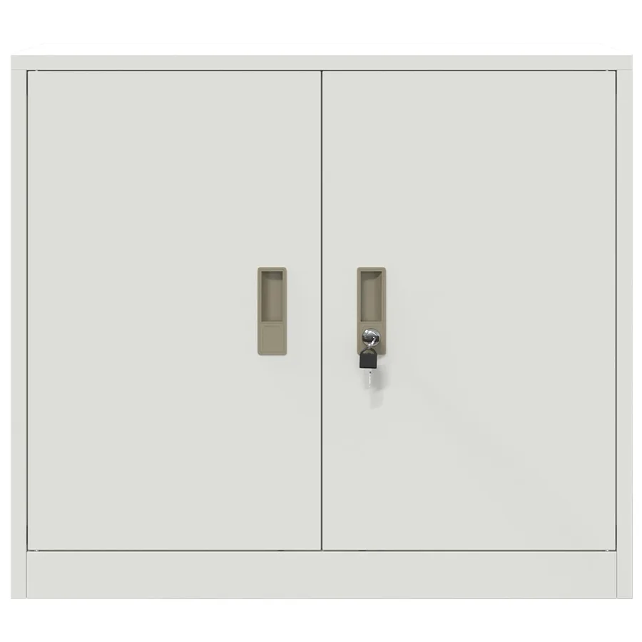 Armoire de rangement Blanc 80 x 40 x 70 cm Acier - 6