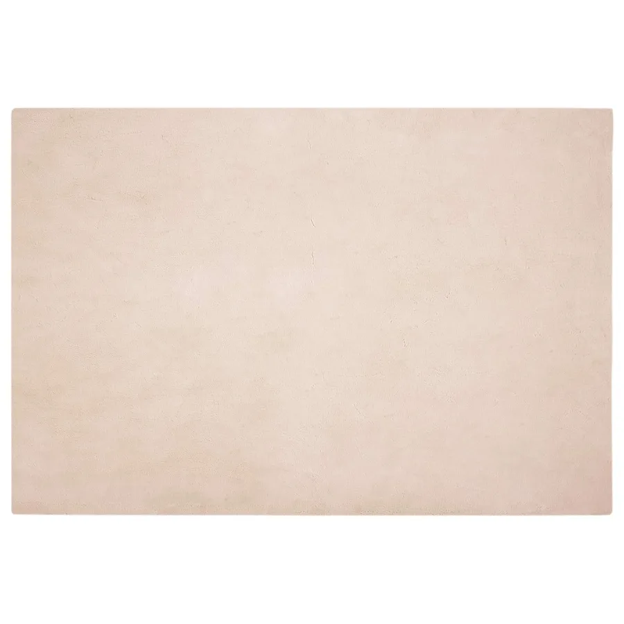 Tapis antidérapant en fausse de lapin OLITE Taupe 140 x 200 cm - 2