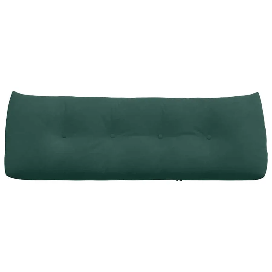 Coussin de Dos Vert foncé 140 x 24 x 50 cm Velours - 6
