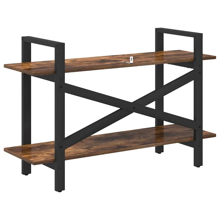Étagère Chêne fumé 100 x 33,5 x 64 cm Bois d'ingénierie - 7