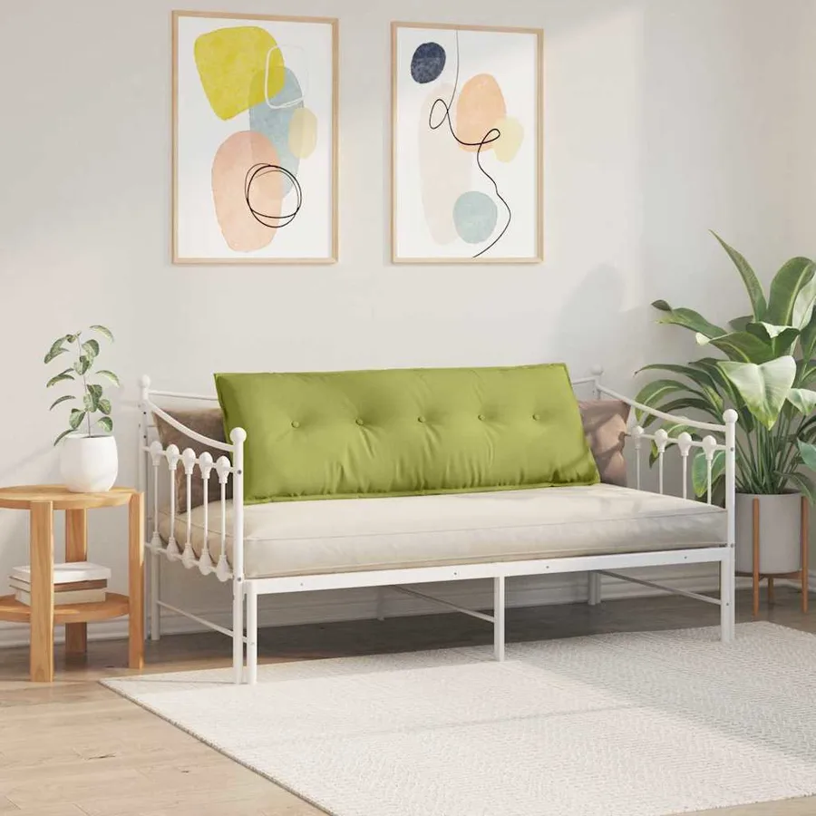 Coussin de Dos Vert clair 140 x 19 x 50 cm tissu - 4