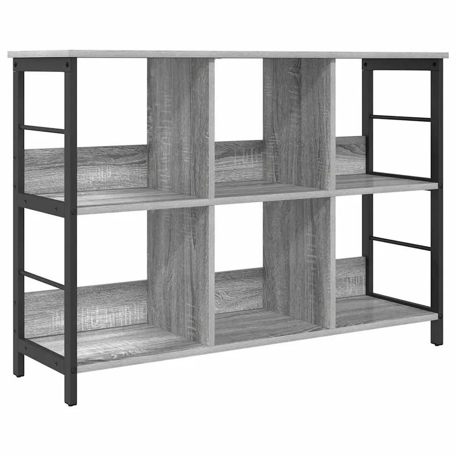 Étagère Gris Sonoma 102 x 32 x 72,5 cm Bois d'ingénierie - 2