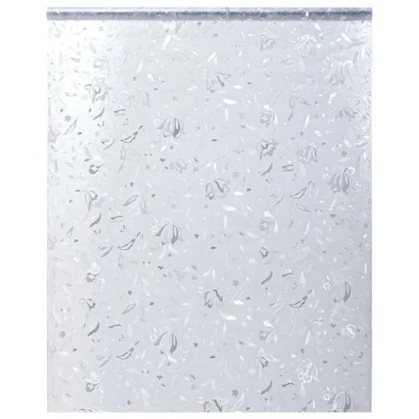 Film pour fenêtre dépoli motif de fleur 90x500 cm PVC