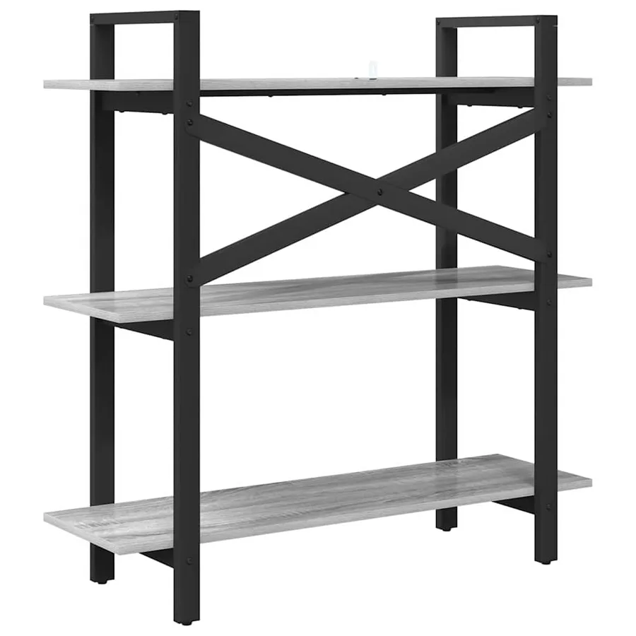 Étagère Gris Sonoma 100 x 33,5 x 102 cm Bois d'ingénierie - 7