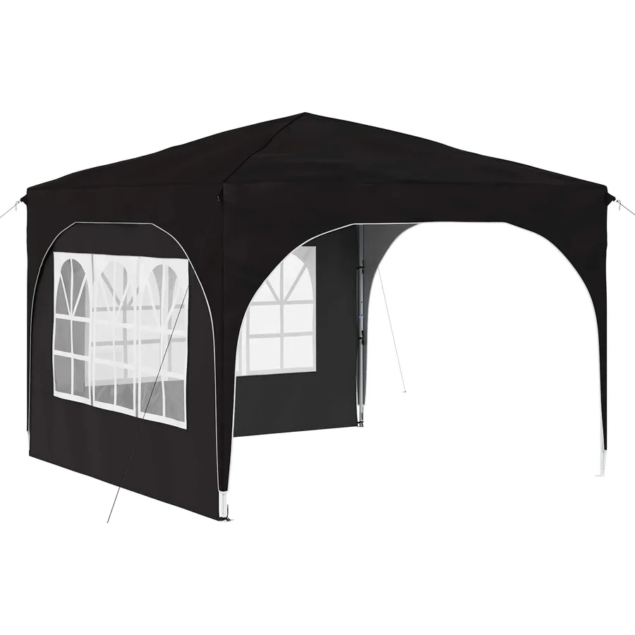 Tente de fête pop-up 290 x 290 x 245 cm Noir - 2