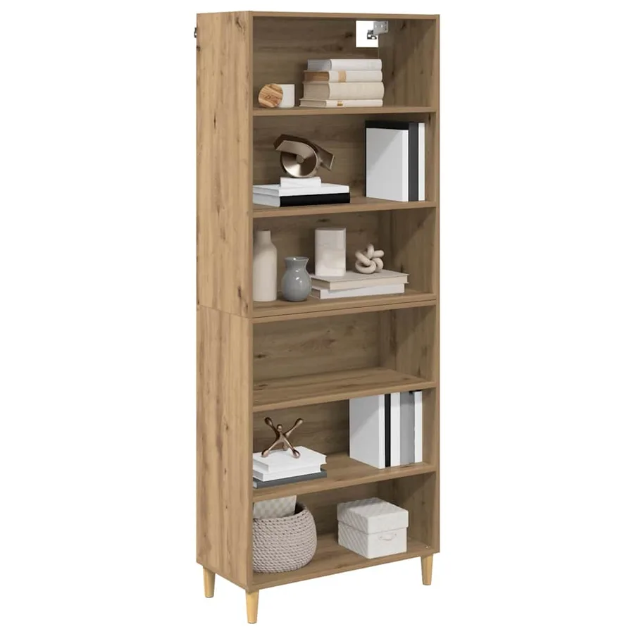 Haut Armoire Chêne artisanal 69,5 x 32,5 x 180 cm - 3