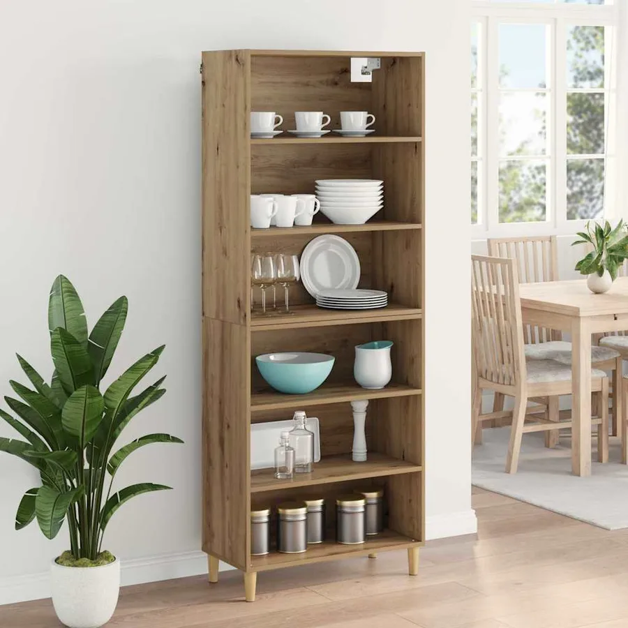 Haut Armoire Chêne artisanal 69,5 x 32,5 x 180 cm - 4