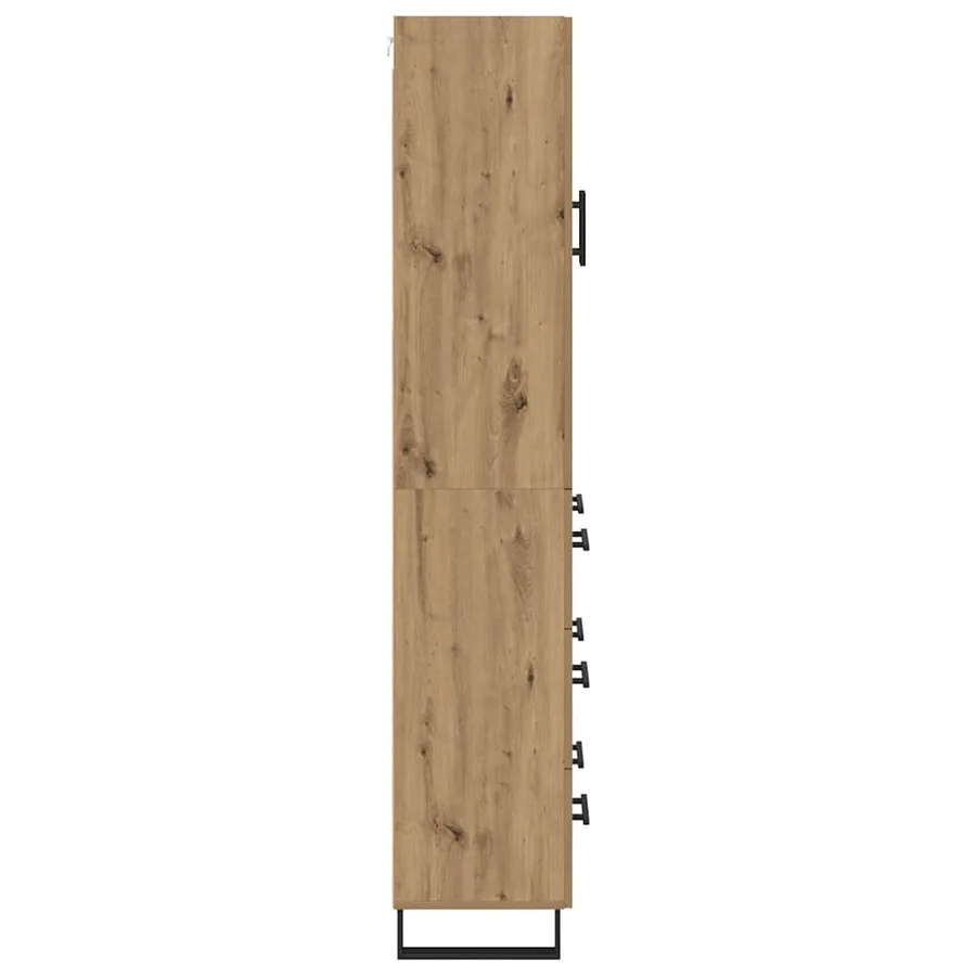 Haut Armoire 2 pcs Chêne artisanal 69,5 x 34 x 180 cm - 9