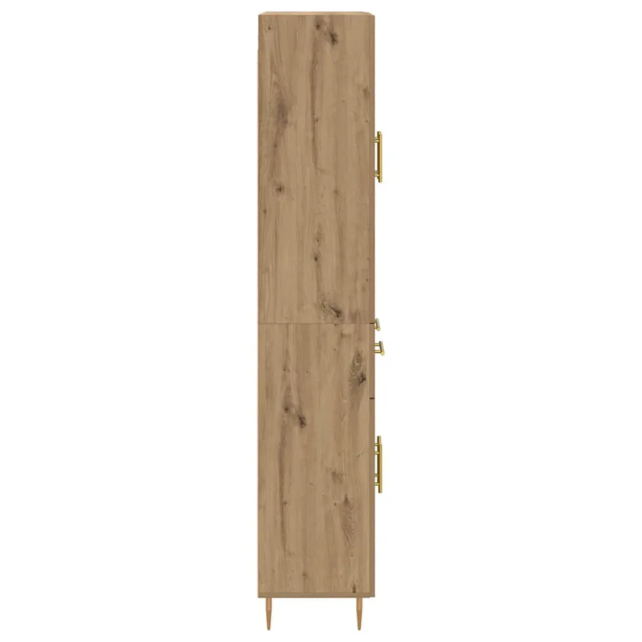 Haut Armoire Chêne artisanal 69,5 x 34 x 180 cm - 9