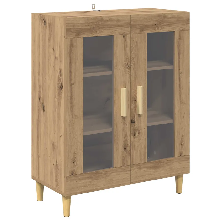 Haut Armoire Chêne artisanal 69,5 x 34 x 180 cm - 6