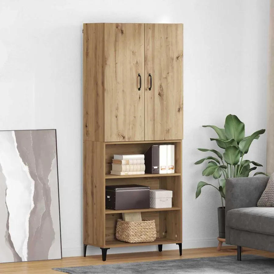 Haut Armoire Chêne artisanal 69,5 x 34 x 180 cm