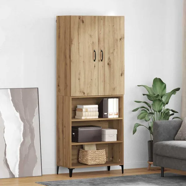 Haut Armoire Chêne artisanal 69,5 x 34 x 180 cm
