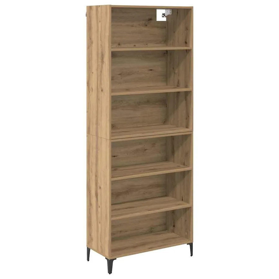 Haut Armoire Chêne artisanal 69,5 x 34 x 180 cm - 2