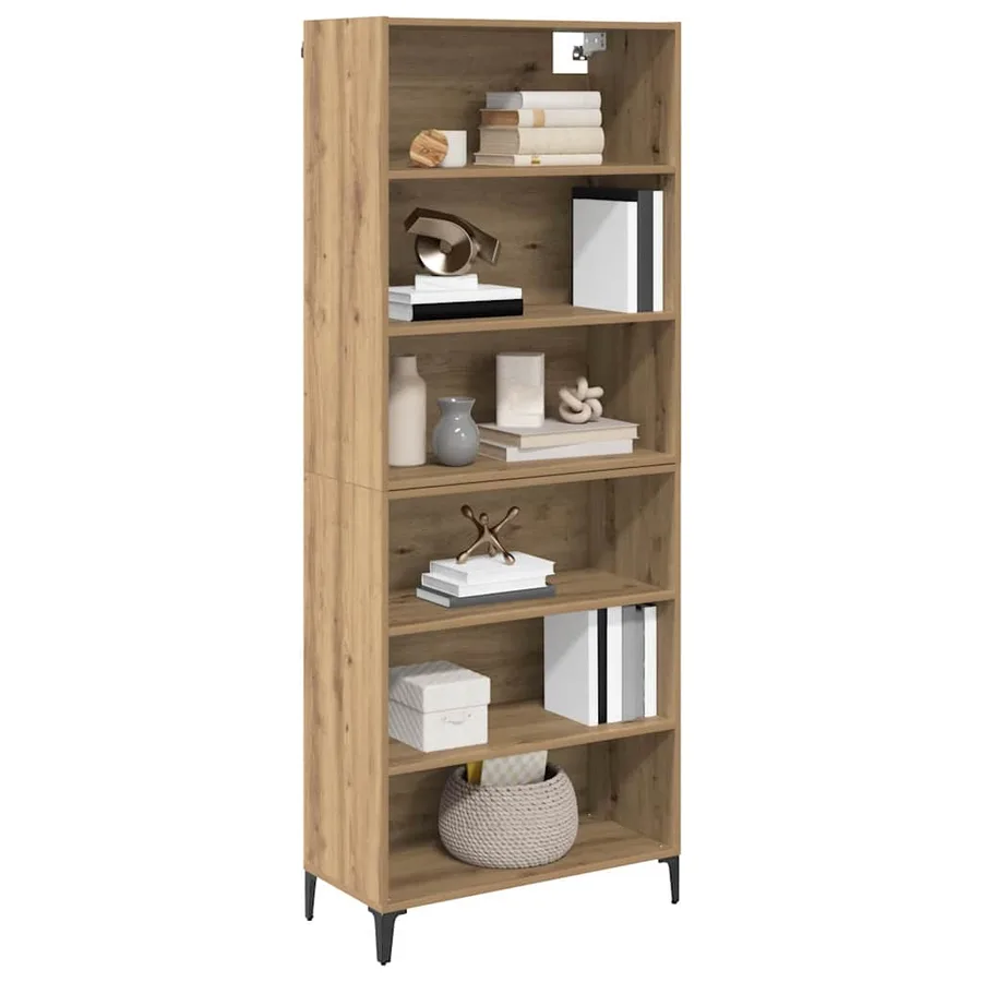 Haut Armoire Chêne artisanal 69,5 x 34 x 180 cm - 3