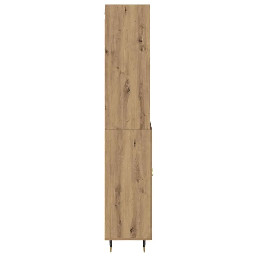 Haut Armoire Chêne artisanal 69,5 x 34 x 180 cm - 9