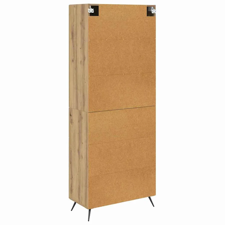 Haut Armoire Chêne artisanal 69,5 x 34 x 180 cm - 8