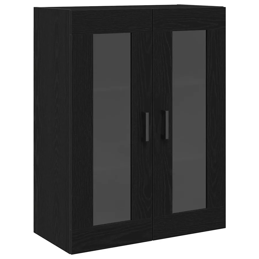 Haut Armoire 2 pcs Chêne noir Bois d'ingénierie - 7