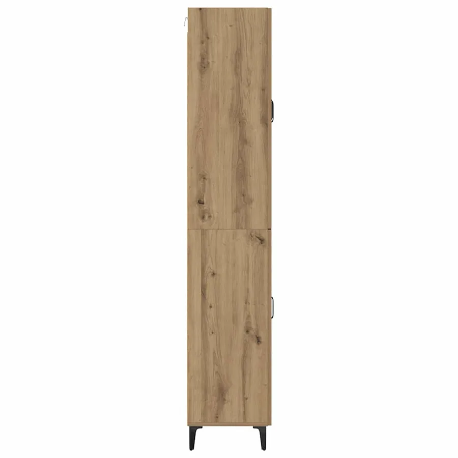 Haut Armoire Chêne artisanal 69,5 x 34 x 180 cm - 9