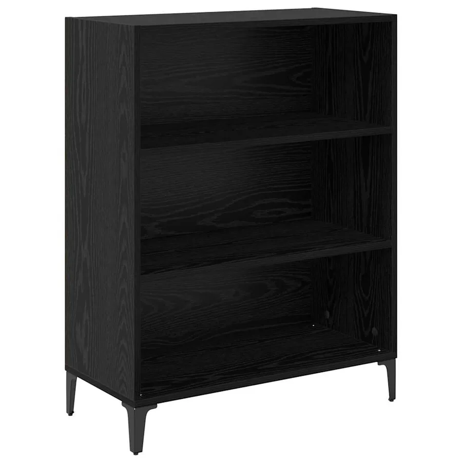 Haut Armoire Chêne noir 69,5 x 34 x 180 cm Bois d'ingénierie - 6