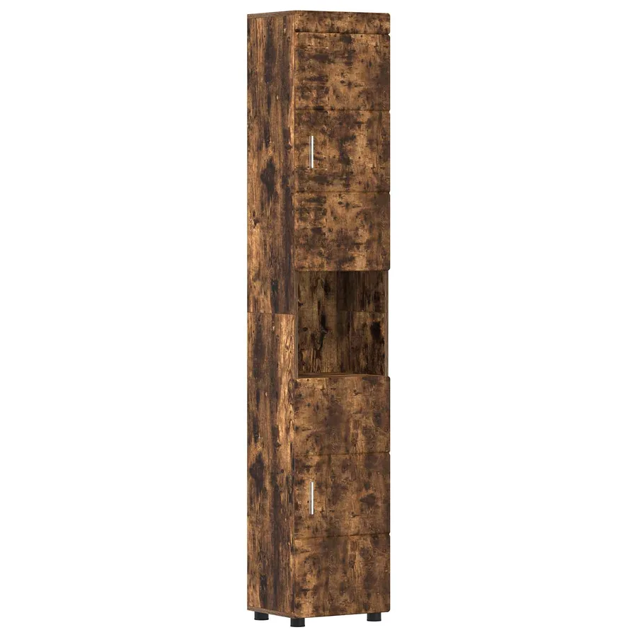 Ensemble d'armoire de salle de bain TULUM Chêne fumé - 2