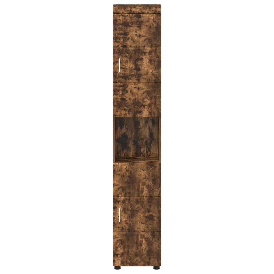 Ensemble d'armoire de salle de bain TULUM Chêne fumé - 6