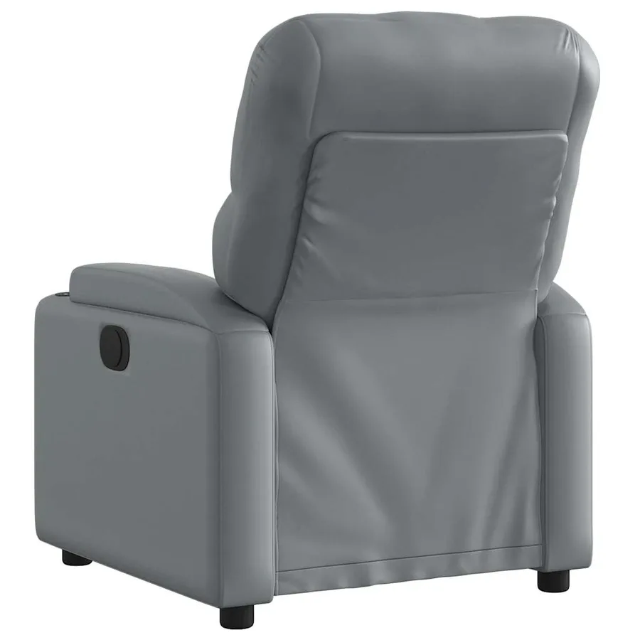 Fauteuil inclinable Gris Similicuir - 3
