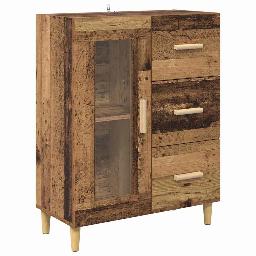 Haut Armoire Bois Ancien 69,5 x 34 x 180 cm Bois d'ingénierie - 6