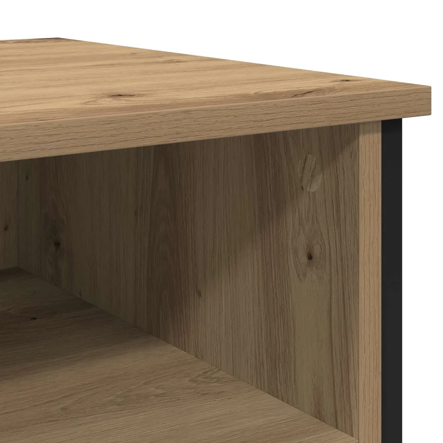 Cabinet de chevet 2 pc Chêne artisanal 40 x 42 x 60 cm - 11