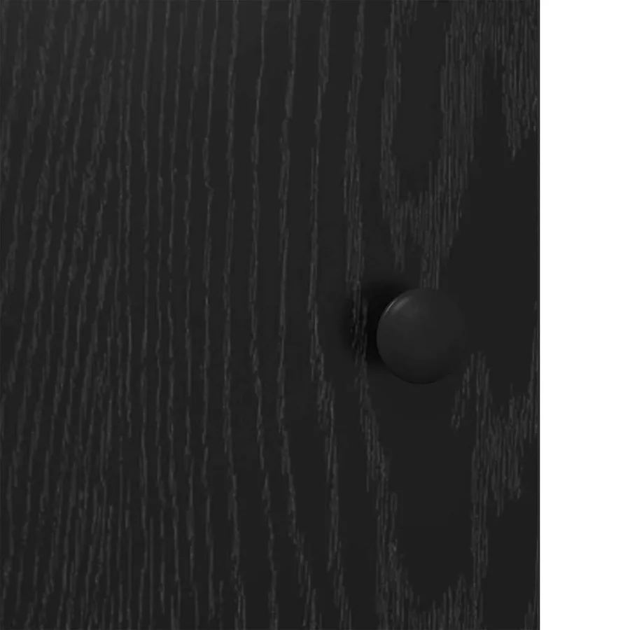 Haut Armoire Chêne noir 62 x 36 x 121,5 cm Bois d'ingénierie - 8