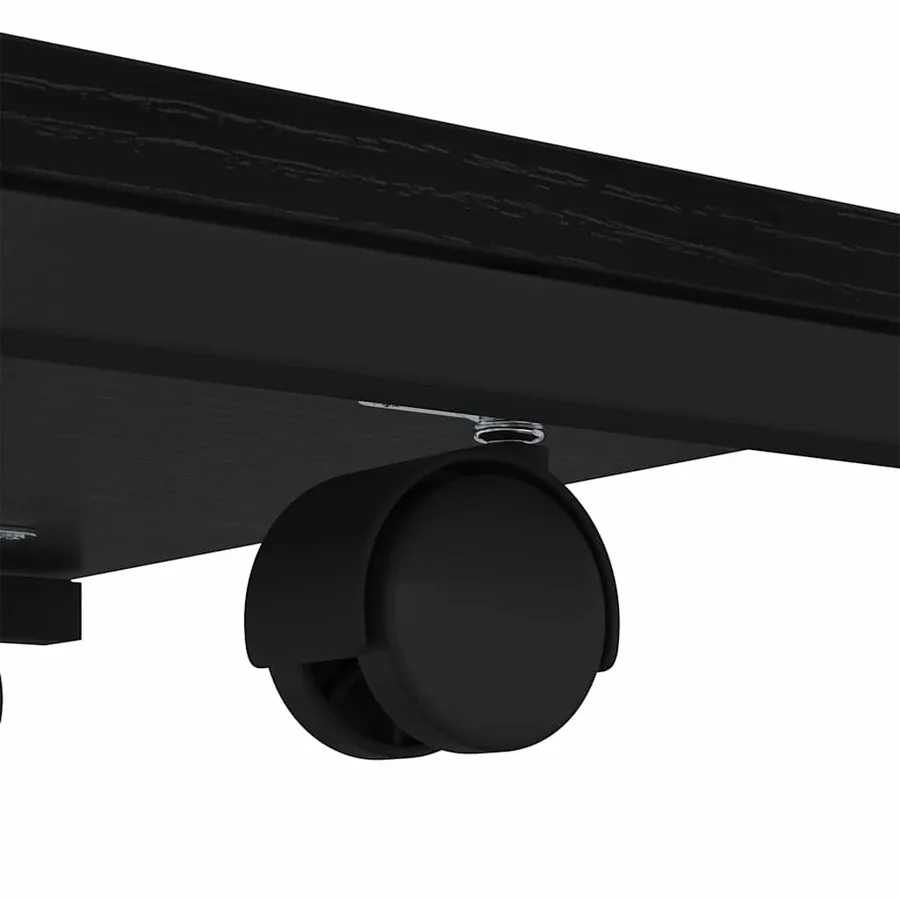 Table d'appoint Chêne noir 50 x 35 x 55,5 cm Bois d'ingénierie - 9