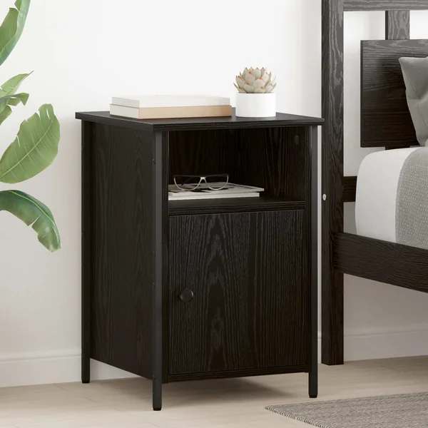 Cabinet de chevet 2 pcs Chêne noir 40 x 42 x 60 cm