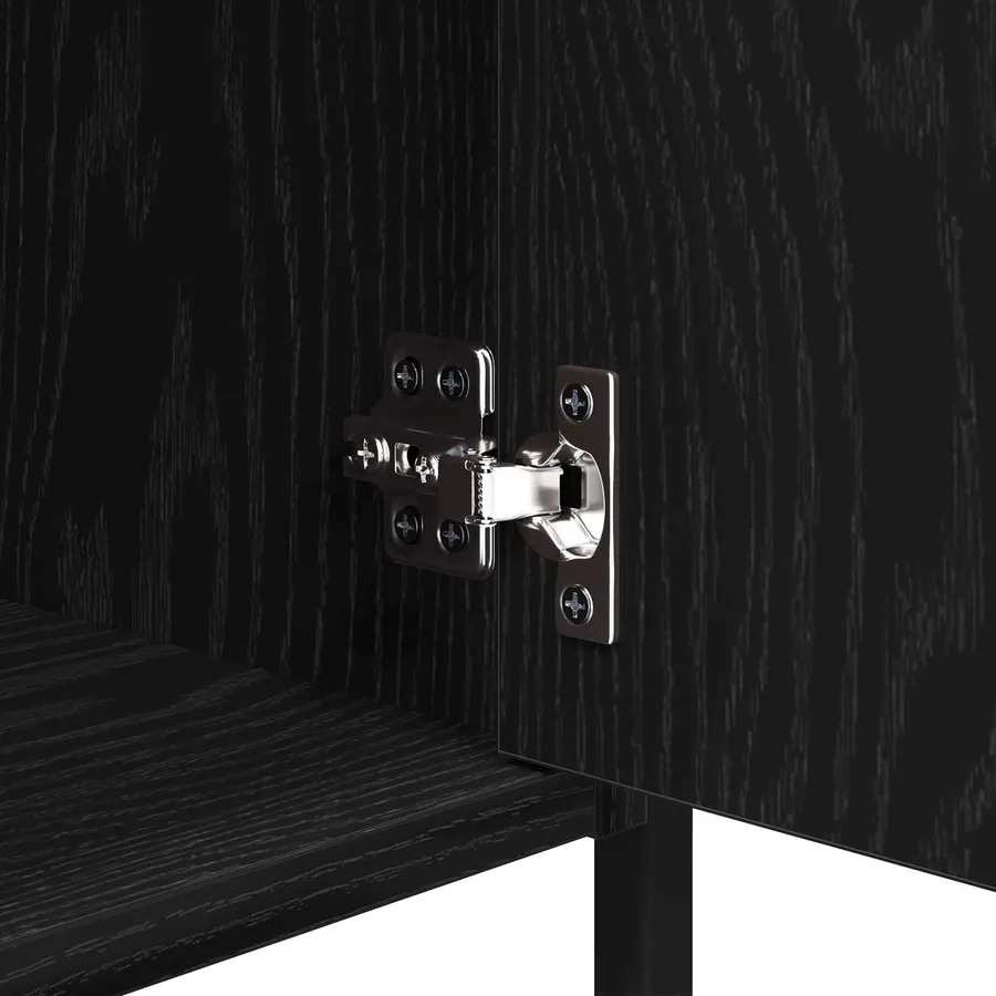 Cabinet de chevet 2 pcs Chêne noir 40 x 42 x 60 cm - 10