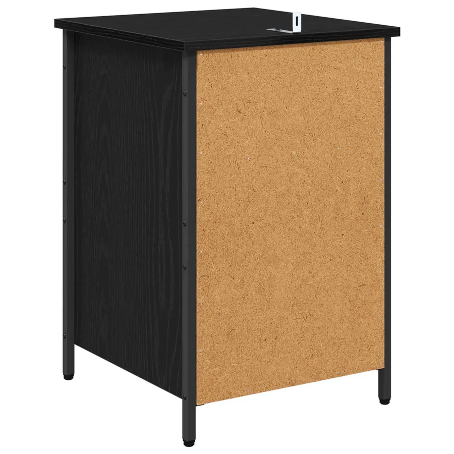 Cabinet de chevet 2 pcs Chêne noir 40 x 42 x 60 cm - 9
