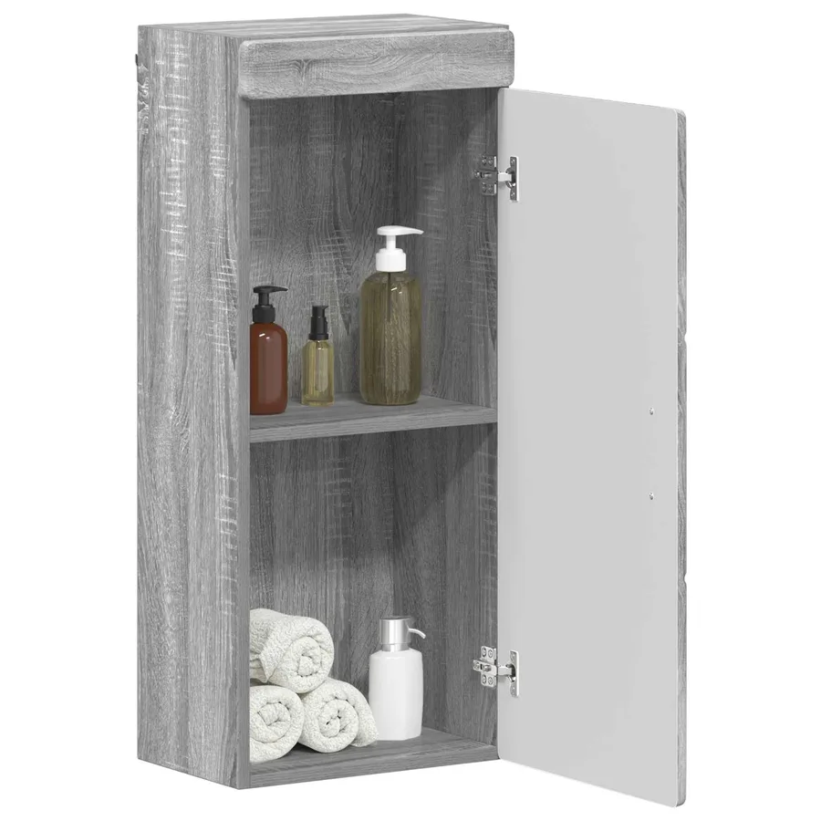 Armoire murale de salle de bain TULUM Gris Sonoma - 3