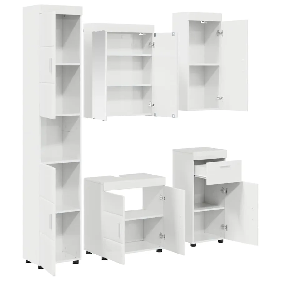 Ensemble de mobilier de salle de bain TULUM 5 pcs - 5