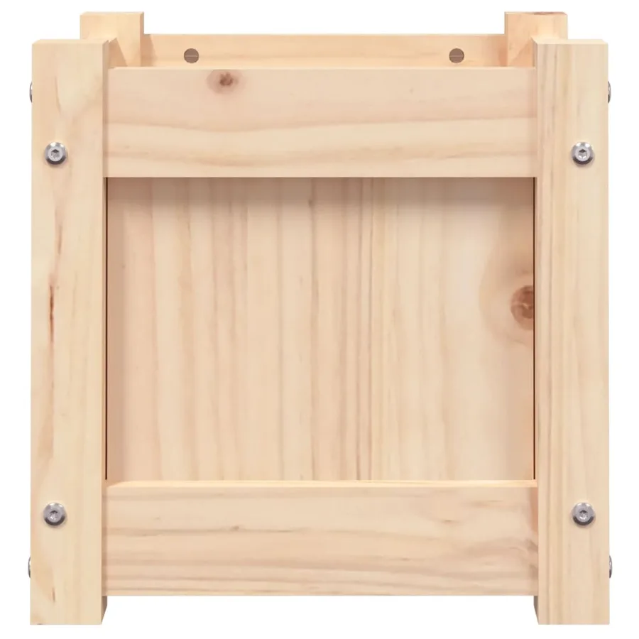 Jardinières 2 pcs bois de pin massif - 6
