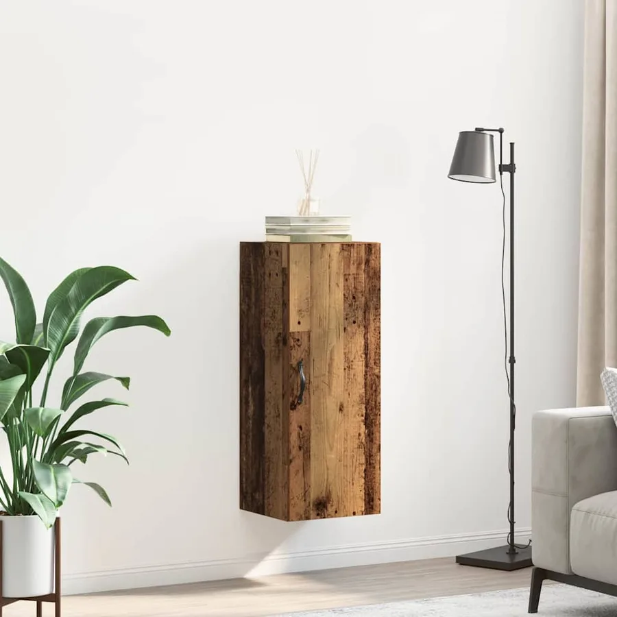 Meuble mural Bois Ancien 34,5 x 34 x 90 cm Bois d'ingénierie - 4