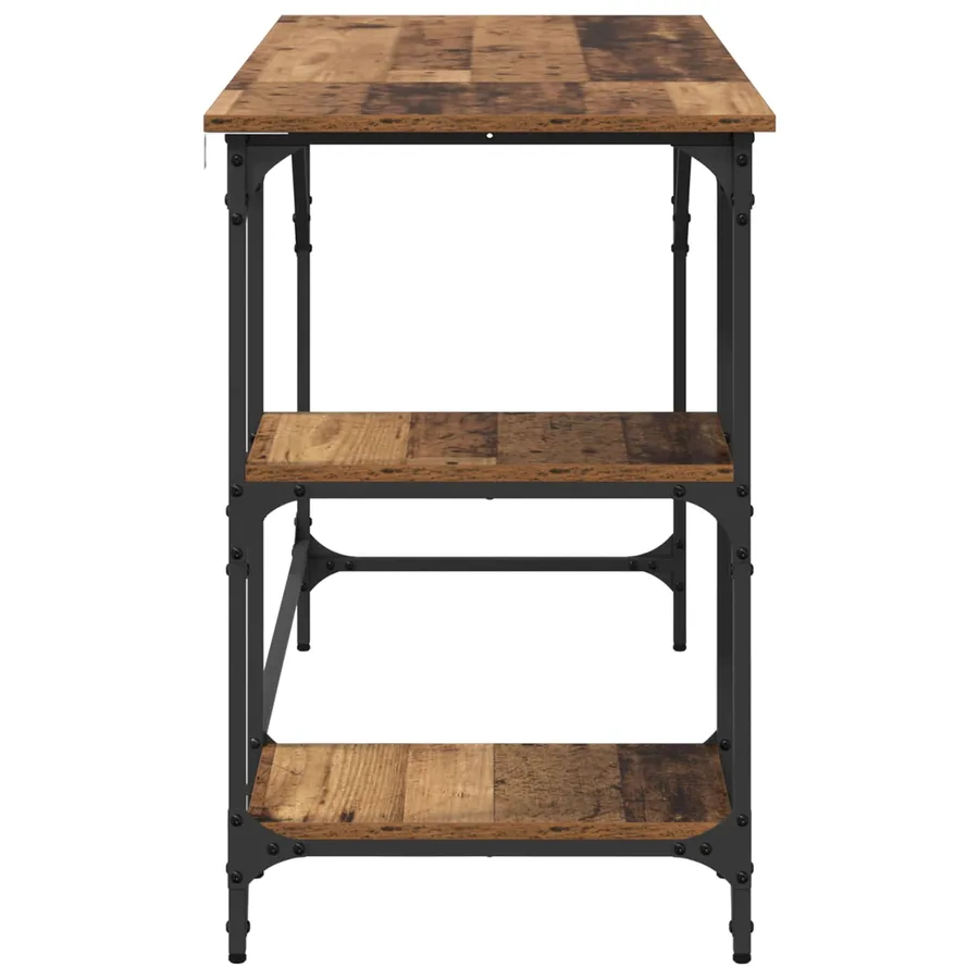 Bureau Bois Ancien 120 x 50 x 75 cm Bois d'ingénierie - 6